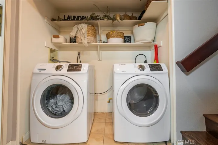Washer and dryer included