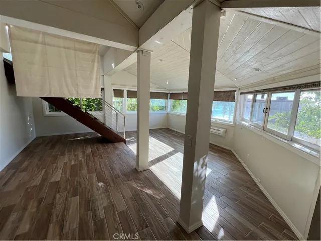 Downstairs bedroom and bath with an outside private entrance.