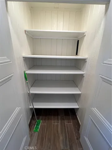 The walk-in pantry