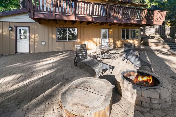 Custom hard-scape with extensive use of pavers