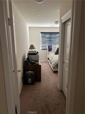 2nd largest bedroom with closet to the left of entry.
