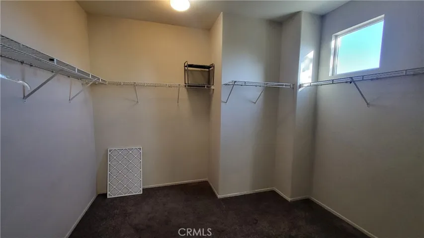 Master walk in closet