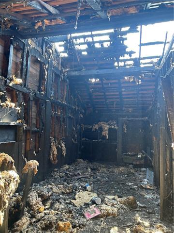 Inside of property.