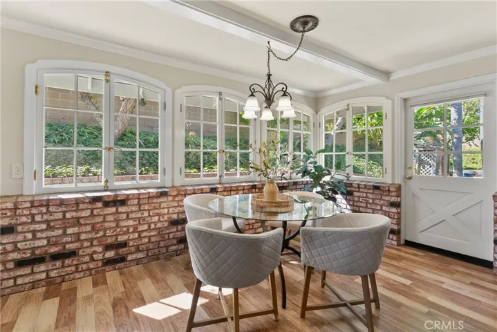 The perfect spot for breakfast with access to the backyard!