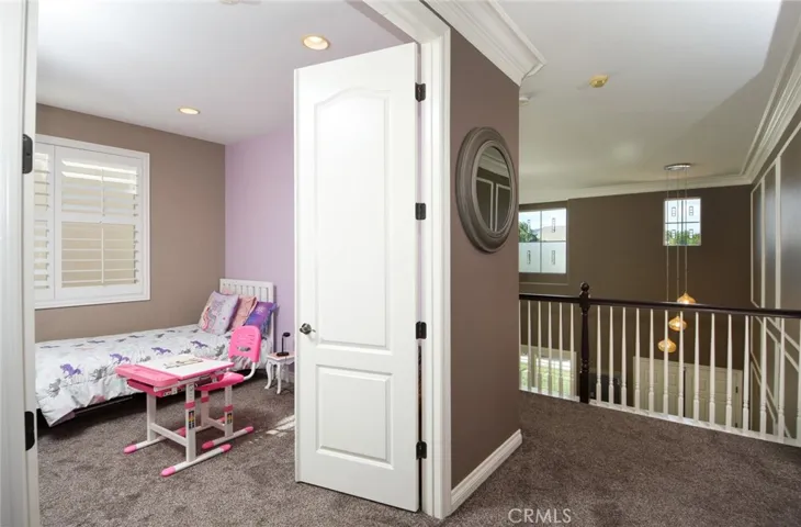 Double Door Office. Made into bedroom.