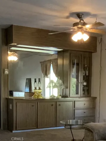 Built-in Hutch with lots of extra storage for all of your dinner wares.