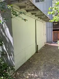Storage building.