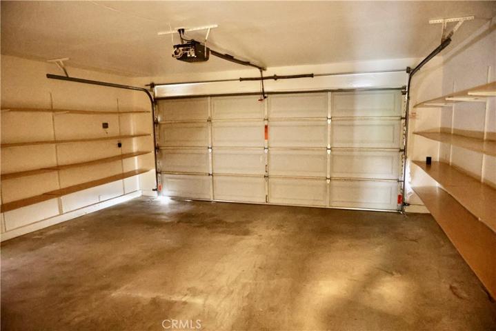 Attached 2 car garage