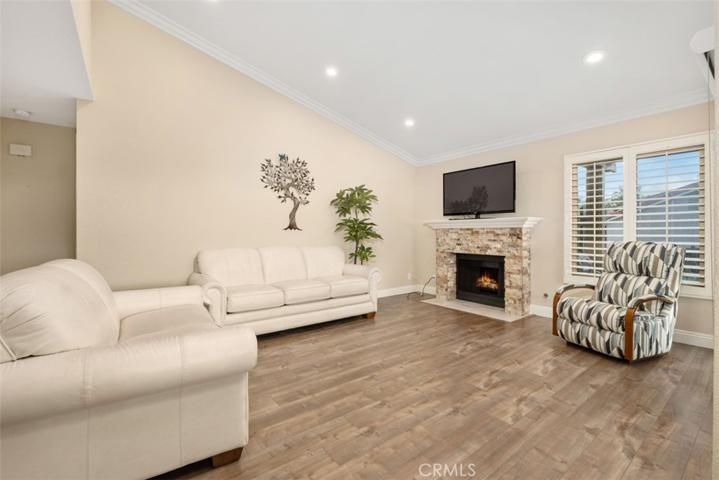 Living Room with Fireplace