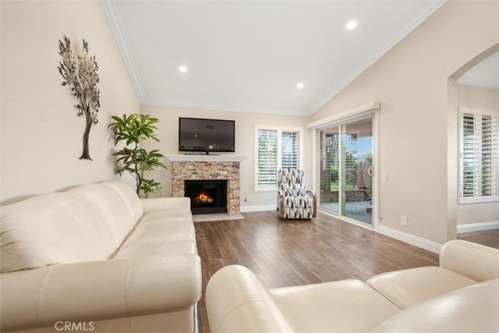 Living Room with Fireplace