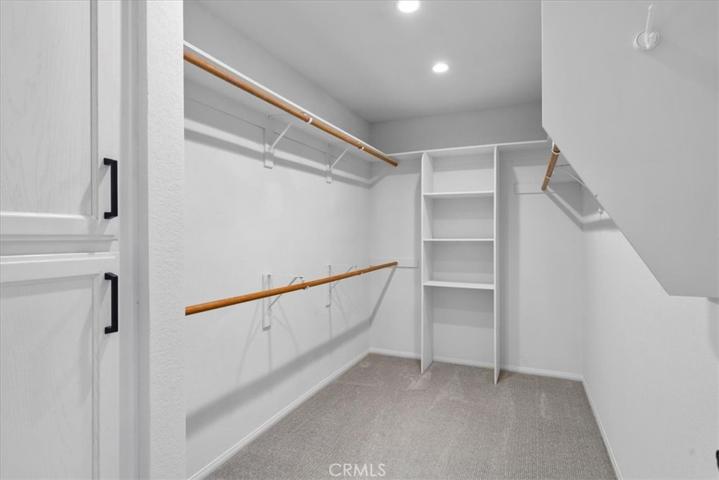 Primary bedroom closet.