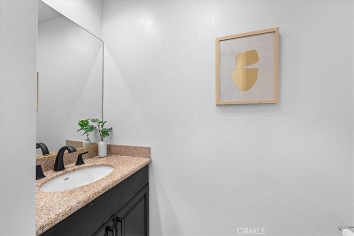 Downstairs powder room.