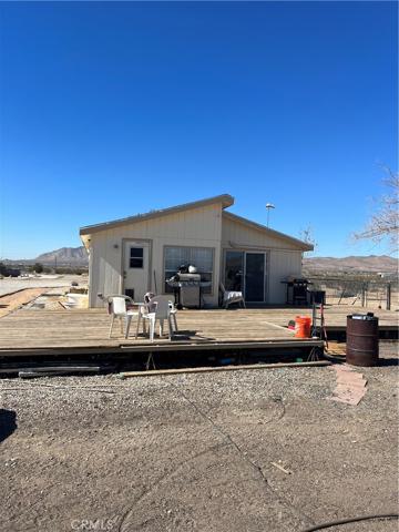 Right side of house