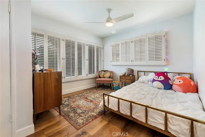 Bedroom #1 at the front of the home with 2 closets!