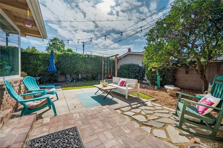 Great outdoor space for sitting and relaxing, BBQing or hanging out at the fire pit.