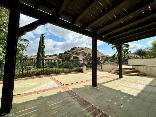 Patio of back yard