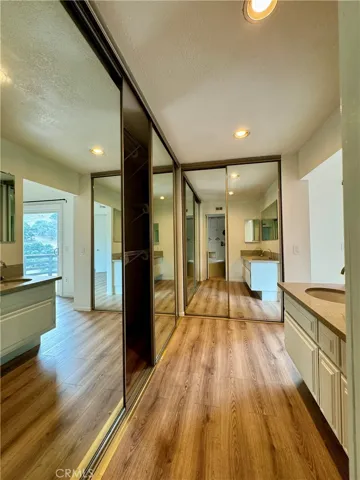 Closet in master bedroom