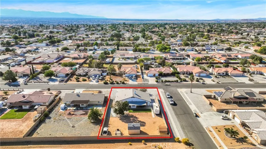 Aerial View of Backyard