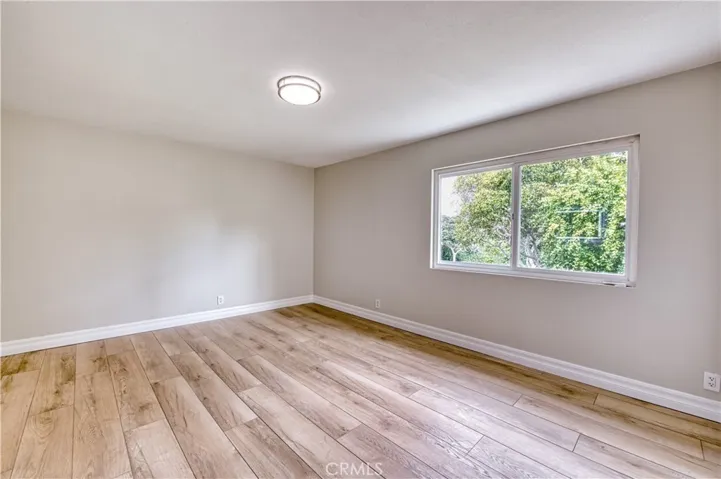 Primary bedroom from entry door