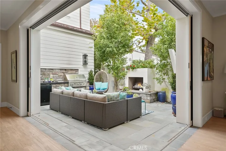 Patio view from Family Room looking out