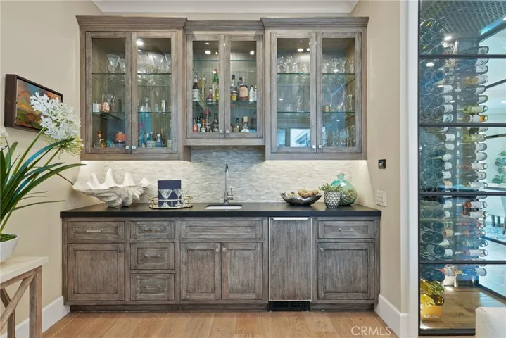 Bar complete with Ice Maker and Sink