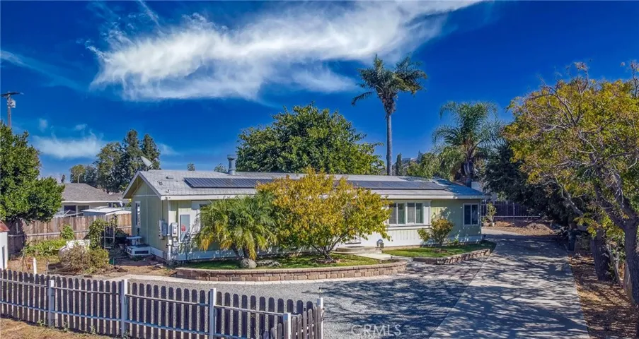 Large private lot with solar