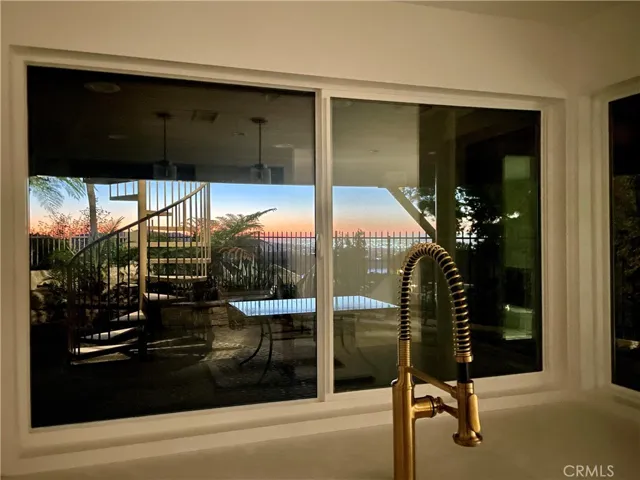 Stunning views from the kitchen windows.
