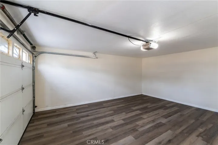 Two car garage inside