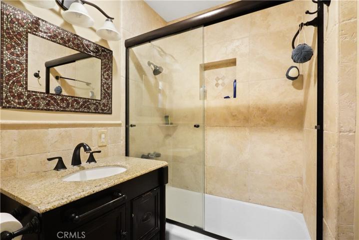 Bathroom 2- Tub in shower & completely remodeled