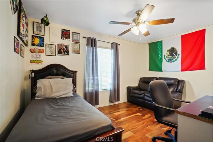 Bedroom 2- spacious 
 w/ceiling fan