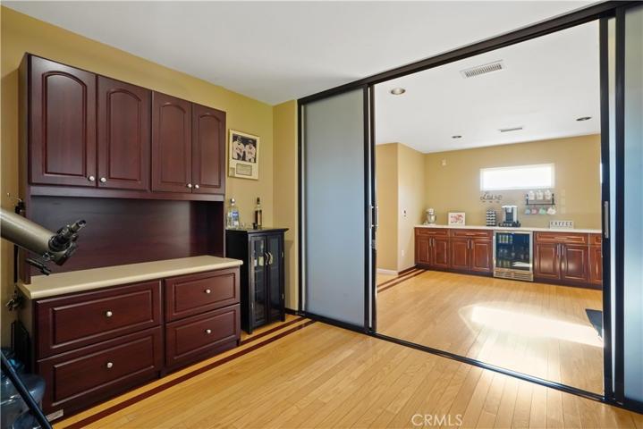 Bonus room- doors can close for privacy from family room