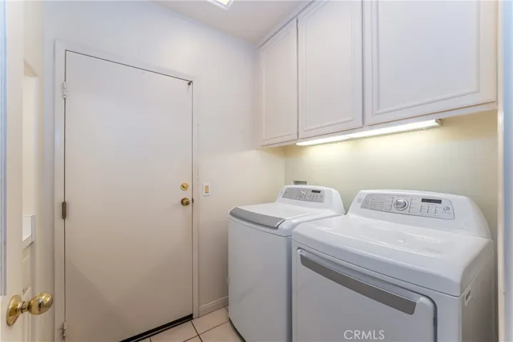 Inside laundry room