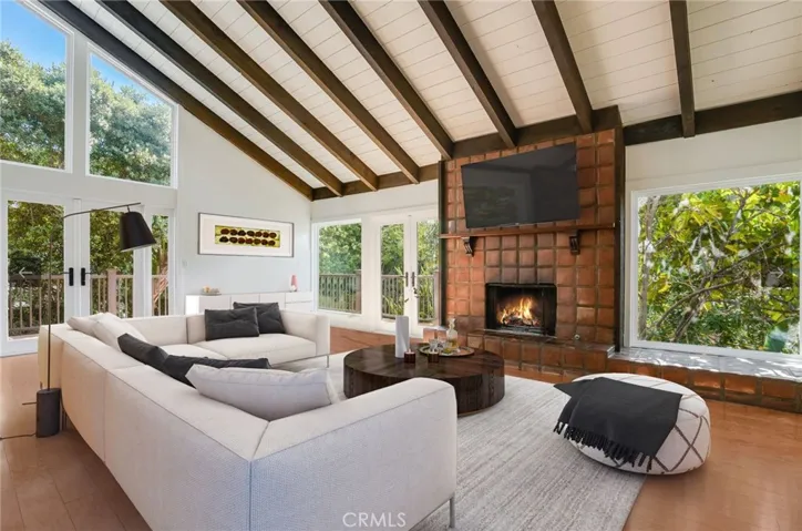 Virtually Staged Living Room