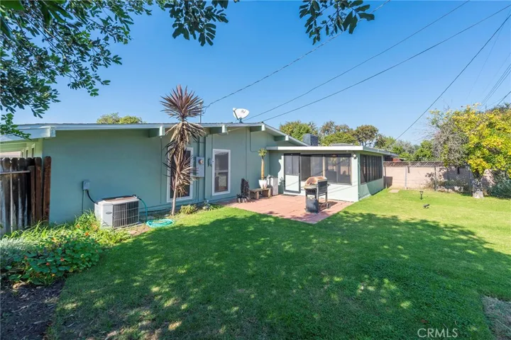 Large backyard