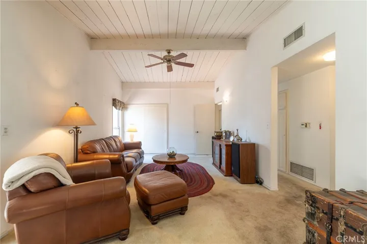 Looking into expanded living room