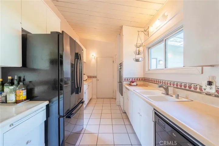 Galley kitchen with plenty of counter space