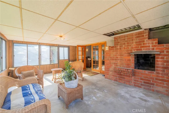 BBQ in covered patio
