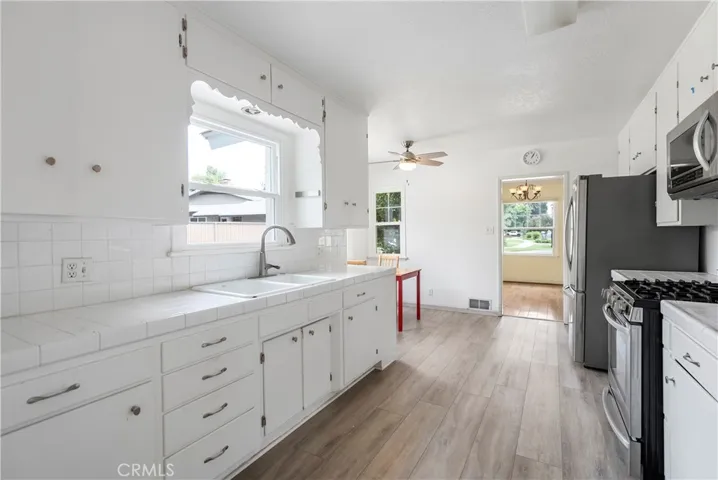 Large kitchen with tons of cabinetry, breakfast nook, and all stainless steel appliances are included!