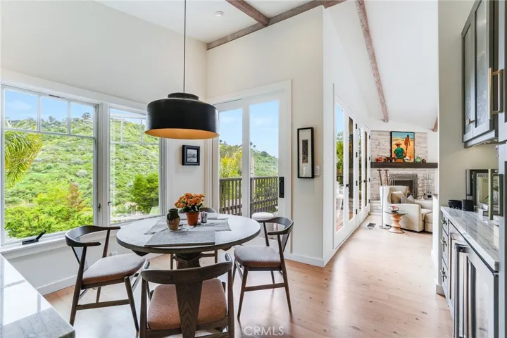 Morning coffee... choose the dining area, the living room, or the view deck - you can't lose!