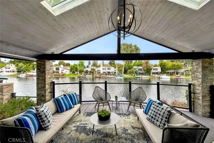 Patio with Lake Views
