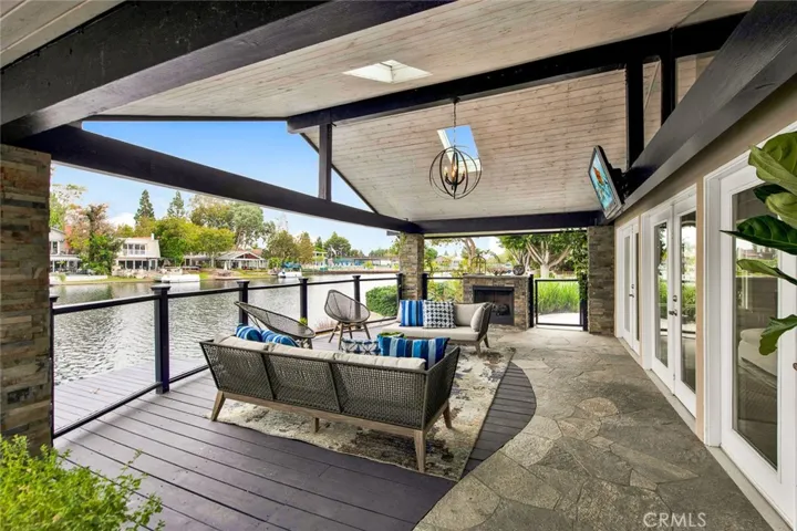 Patio with Lake Views