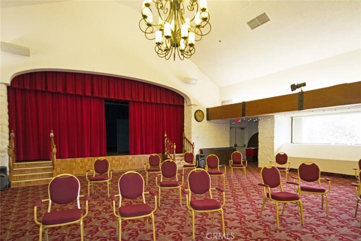 Lorchester Hall set up for Excersise Class