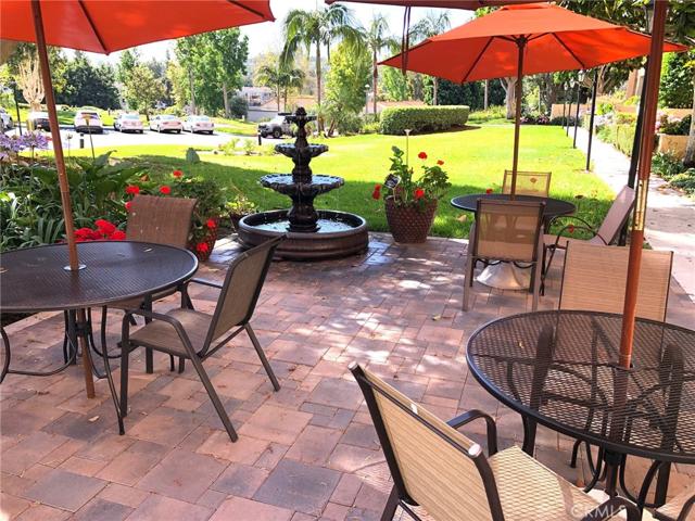 Common area patio out front of tower two