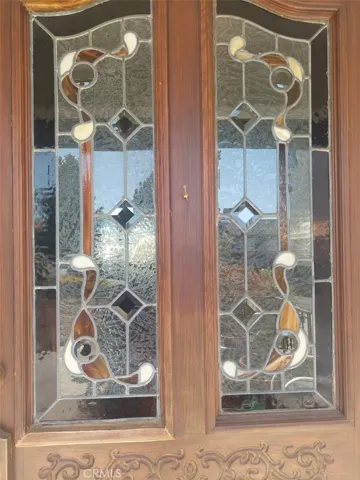 stainglass door