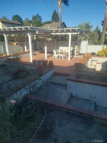 terraced patio