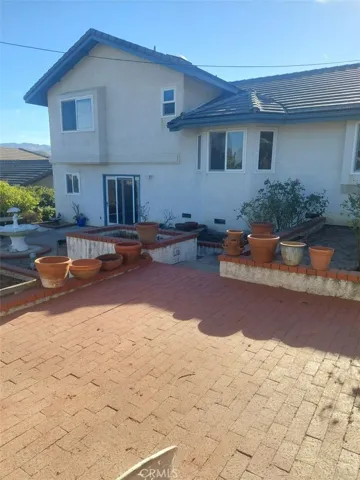 rear of lot