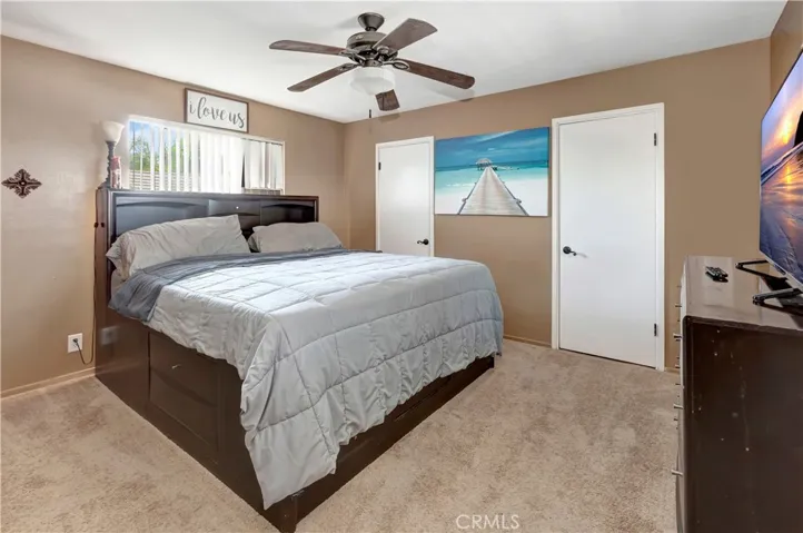 Master Suite has Two separate walk in Closets.   There is a room off the Master Suite that can be used as a SettingRoom with a third closet or it can be used as a nursery or toddler's room with the closet.