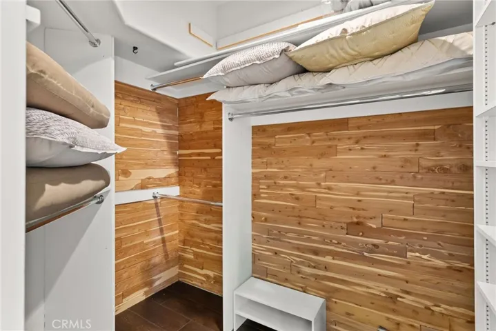His and Hers Closets in the master.