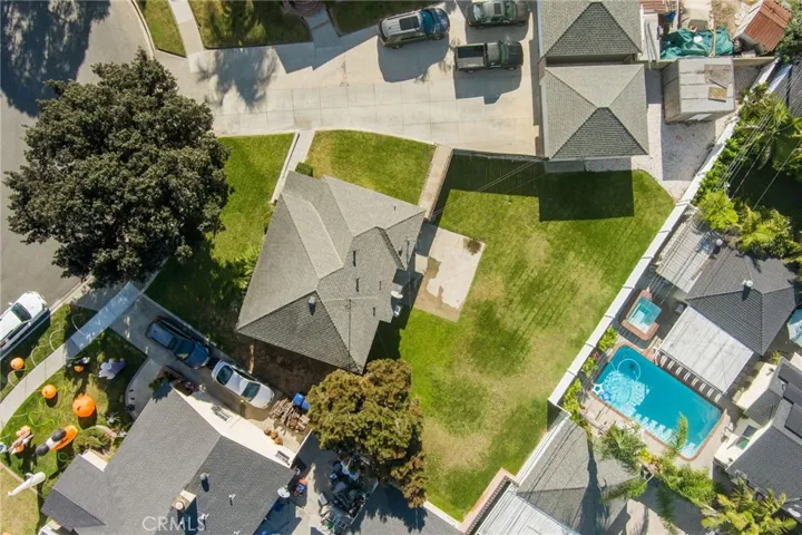 Aerial photo of lot