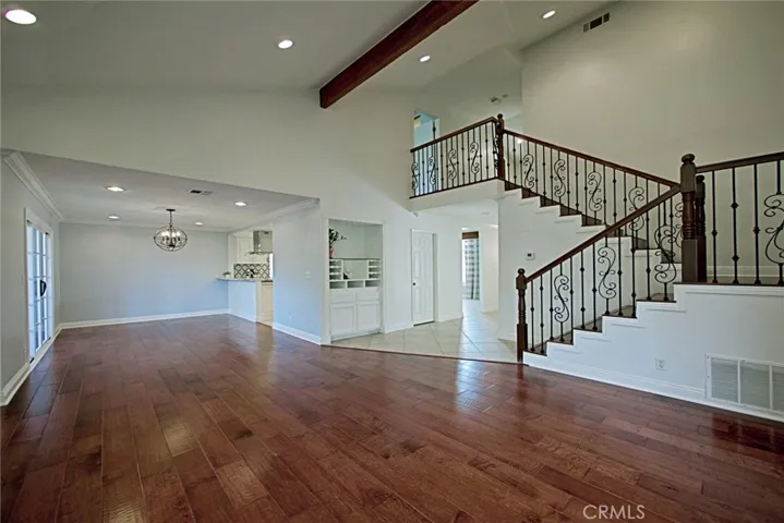 Upgraded hardwood flooring throughout